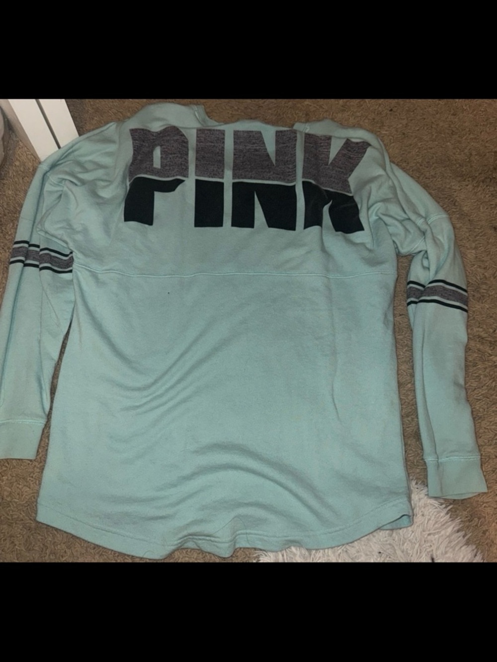 PINK Victoria's Secret Mint Crewneck Sweatshirt